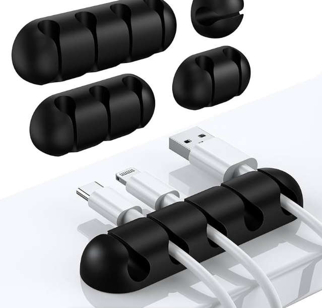 Silicone Cable Clips Set