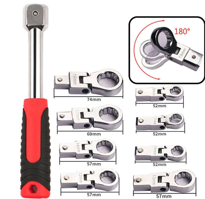9 In 1 Swing Head Replaceable