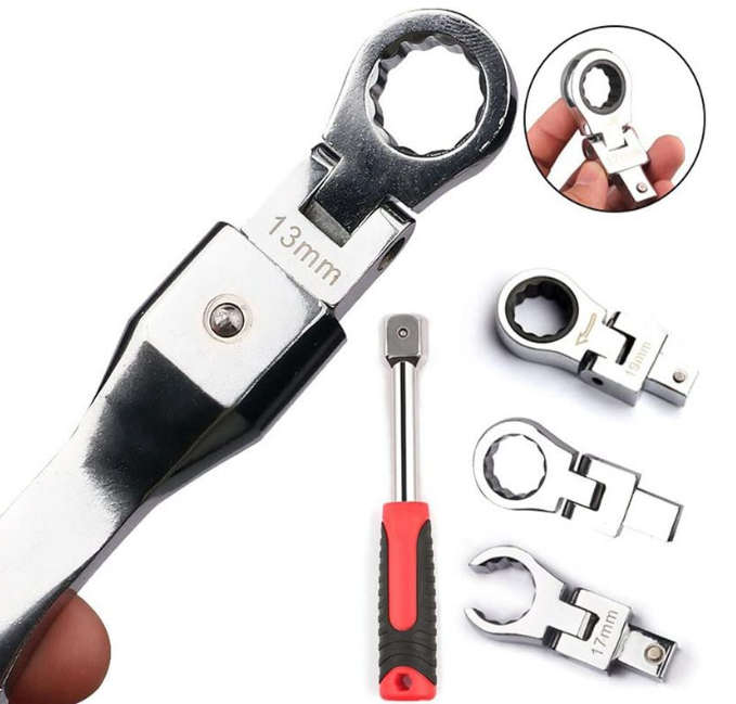9 In 1 Swing Head Replaceable