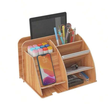Wooden Desktop Organizer