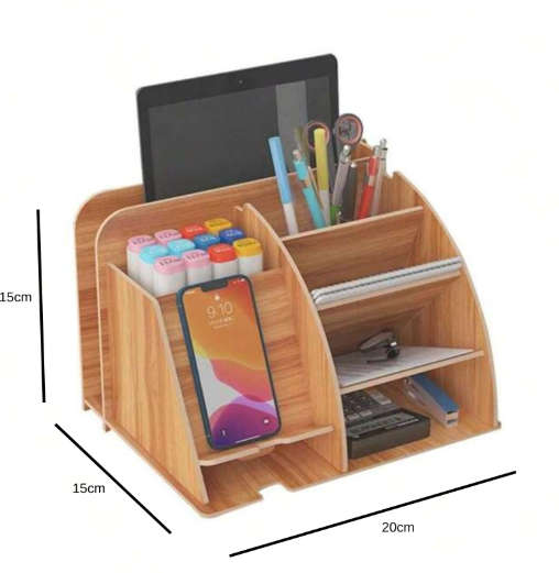 Wooden Desktop Organizer