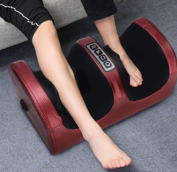 Foot Leg Electrical Massager  Red