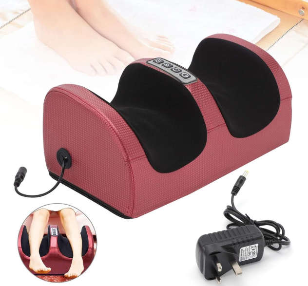 Foot Leg Electrical Massager  Red