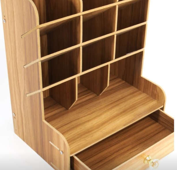 Wooden Desk Organizer