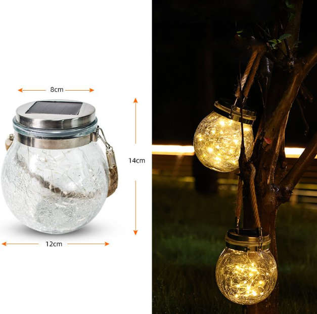 Solar  Ball Glass   LIGHT