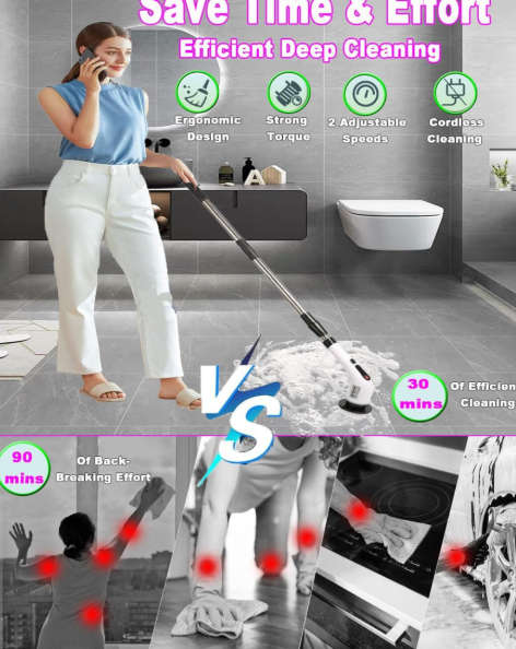Rechargable   Cleaning Brush