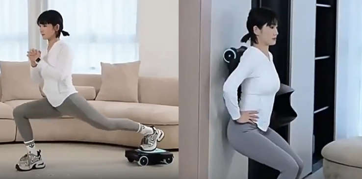 Four-Wheel Belly Roller