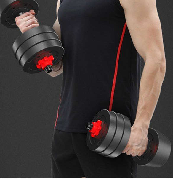 20KG Dumbbell Weight Set - Black