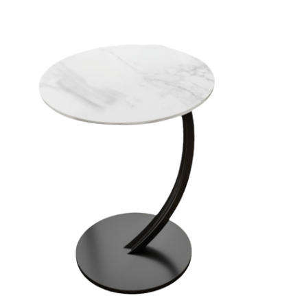 C-Shaped Side Table