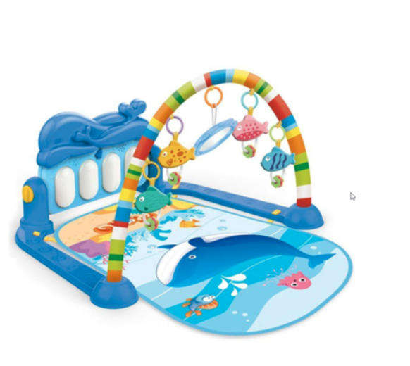 Baby Piano Multifunctional Play Gym Mat - Blue