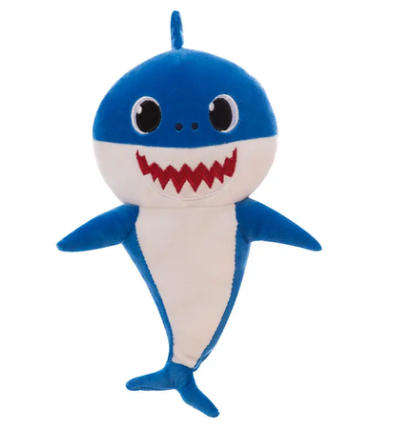 Led Light Singing Baby Shark Doll Children Soft Plush Toy