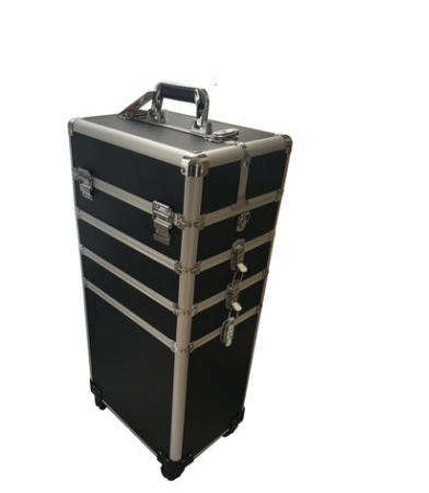 4 In 1 Professional Makeup Aluminium Portable Cosmetics Travel Case