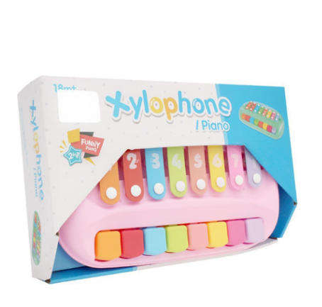 2 in 1 Piano Xylophone Musical Educational Toy For Kids