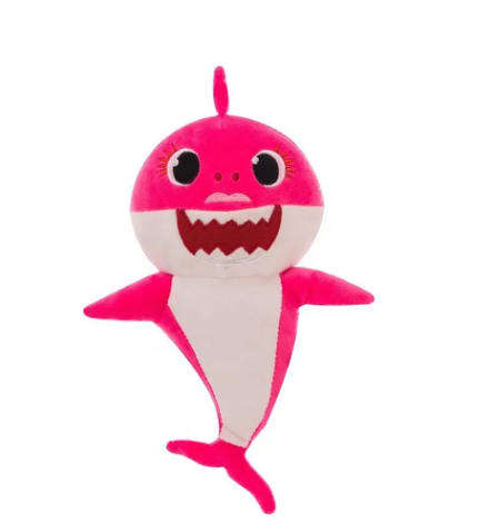 Led Light Singing Baby Shark Doll Children Soft Plush Toy