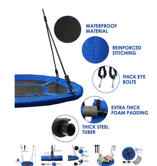 Outdoor Round Tree Swing (Saucer)