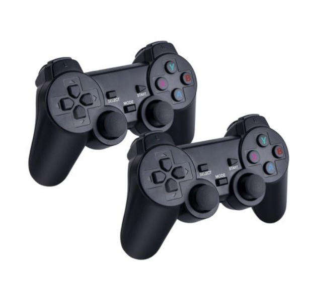 2.4G 4K Ultra HD HDMI Game Stick + 2 x Wireless Controllers Gamepad