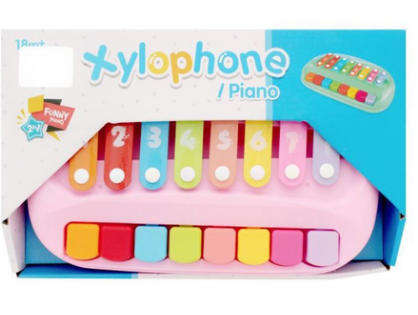 2 in 1 Piano Xylophone Musical Educational Toy For Kids