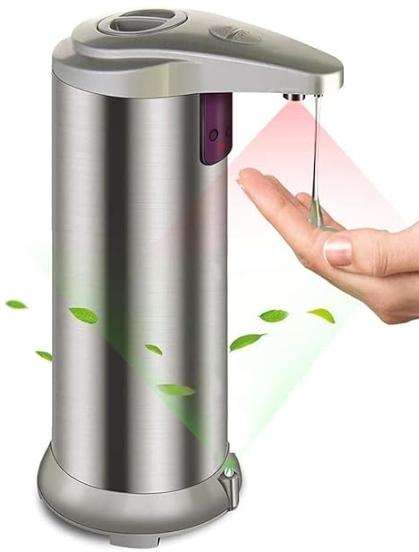 Touchless Automatic Liquid Soap Dispenser Hand Soap Dispenser with Infrared Motion Sensor, Output Co