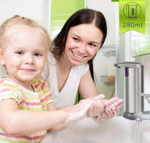 Touchless Automatic Liquid Soap Dispenser Hand Soap Dispenser with Infrared Motion Sensor, Output Co