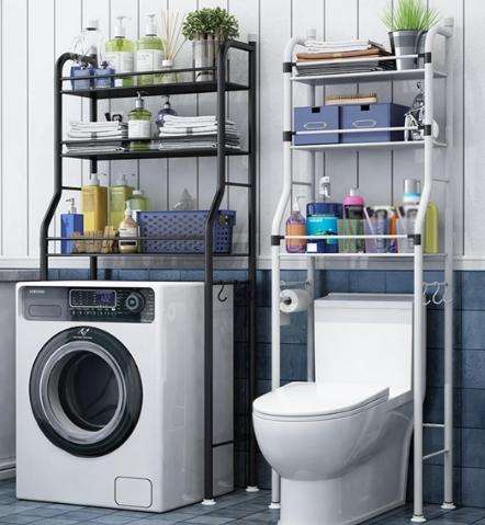 Over The Toilet Storage Rack, 3-Tier Bathroom Space Saver Over The Toilet Storage Shelf, Freestandin