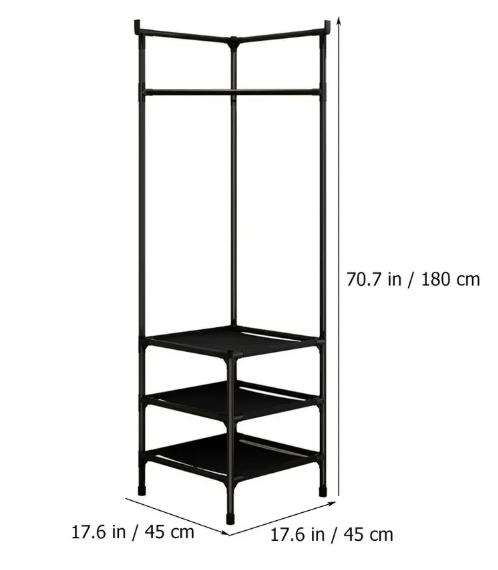Corner Coat Rack