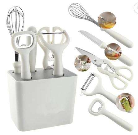 Transfigure SLMC2416 Silicone Cutter Kitchen Tool Set  (Pack of 6)