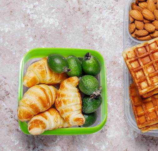 Plastic Containers Square Storage Containers - 6 Pack
