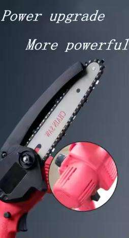 Mini Chainsaw Cordless Battery Powered Handheld Chainsaw with 2 Batteries Portable Electric Chainsaw