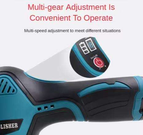 Wax Polisher Rotary Cordless 12V Batteries Car Care With Sponge Rechargeable Wireless Mini Electric