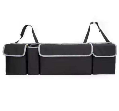 Multi-functional Car Storage Bag Custom Black Trunk Storage Box Foldable Seat Back Hanging Car Organ