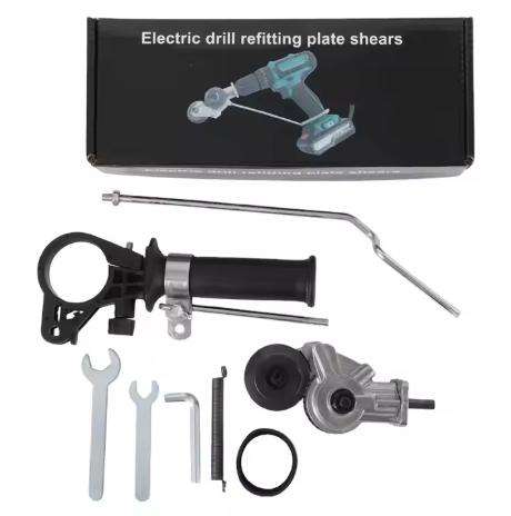 Meter Hand Electric Drill Shear Metal Plate Cutter Electric Drill Modified Iron Sheet Shear Electric