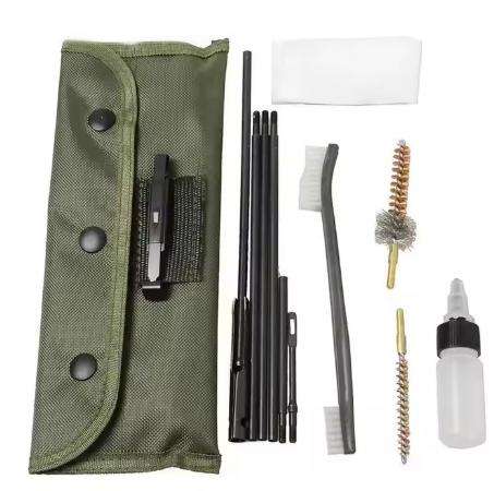 Factory Hunting Accessories Gun Cleaner Cleaning Brush Portable Pouch Gun Cleaning Kit with Empty Oi