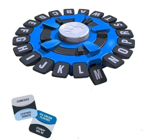 Word Game Fast-Paced Family Board Game Choose a Category and Race Against