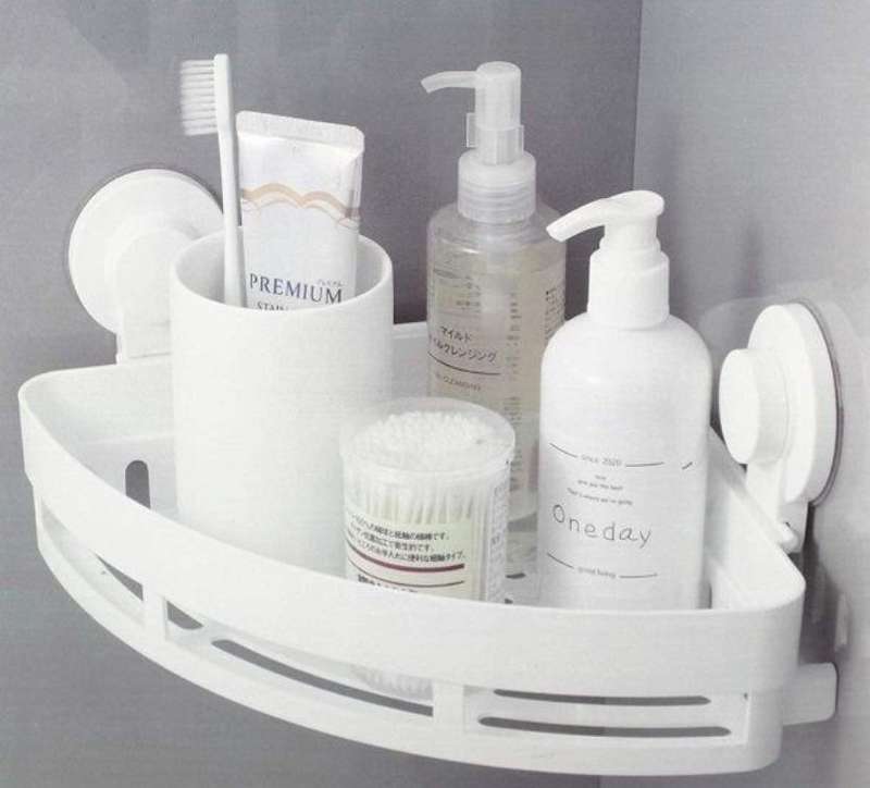 Bathlux Triangular Bathroom Basket & Shower Shelf