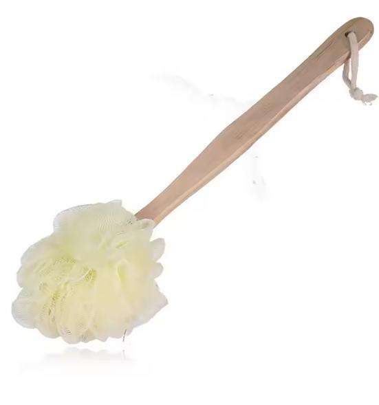 Custom Large Bath Sponge Body Scrubber Mesh Shower Pouf Bath Ball Sponge for Exfoliating