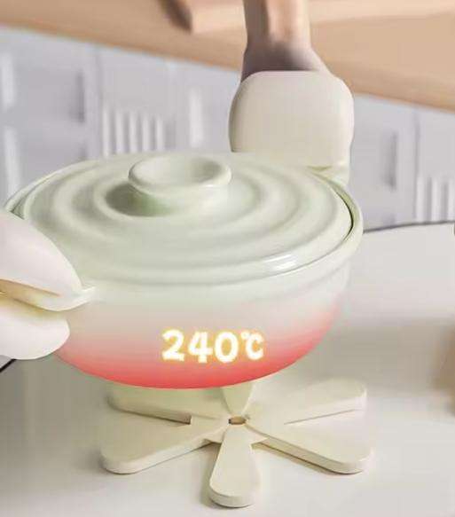 Kitchen Accessories Silicone Heat Resistant Table Mats Christmas Tree Decoration Silicone Cup Mats C