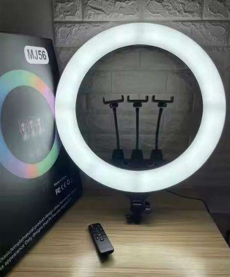 RGB LED MJ26 Mj33 Mj45 Mj56 Ring Light Selfie Stick Ring Light With Tripod Stand