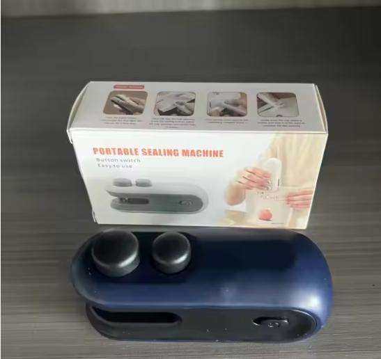 Mini Thermal Plastic Food Bag Closure Portable Sealer Packing USB Rechargeable Mini Clip Bag Sealing