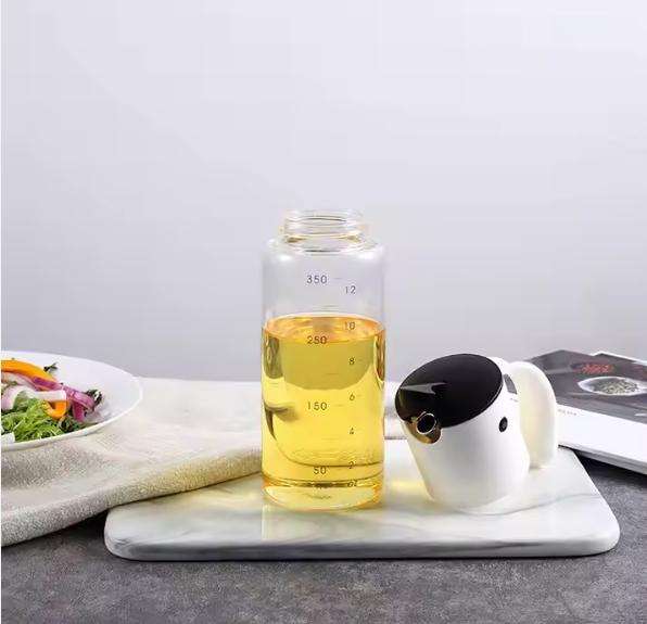 Plastic Body Automatic Gravity Oil and Vinegar Dispenser