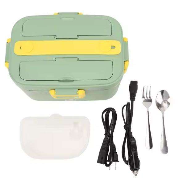 USB Electric Heating Lunch Box Stainless Steel Food Warmer Bento Lunchbox Hot Food Container Therma