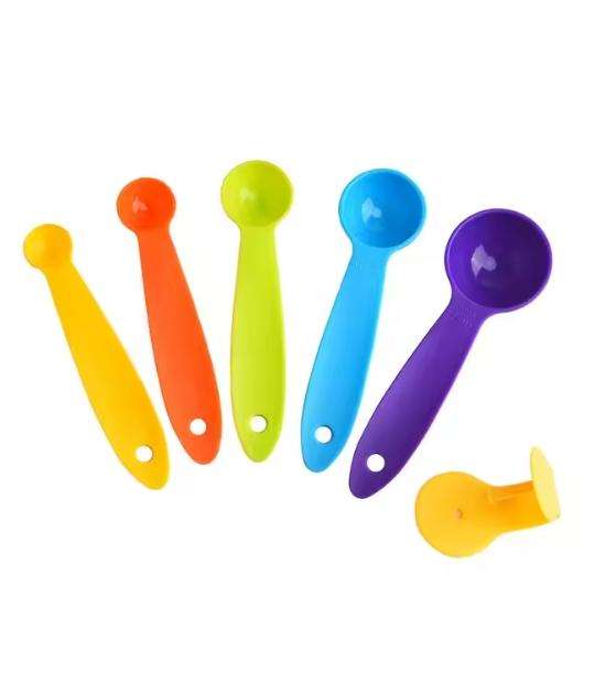 Kitchen Measuring Tools Plastic Colorful Measuring Cups and Spoons Set