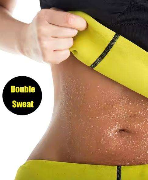 Women's Neoprene Waist Body Shaper Hot Sweat Coating Sauna Suit for Yoga