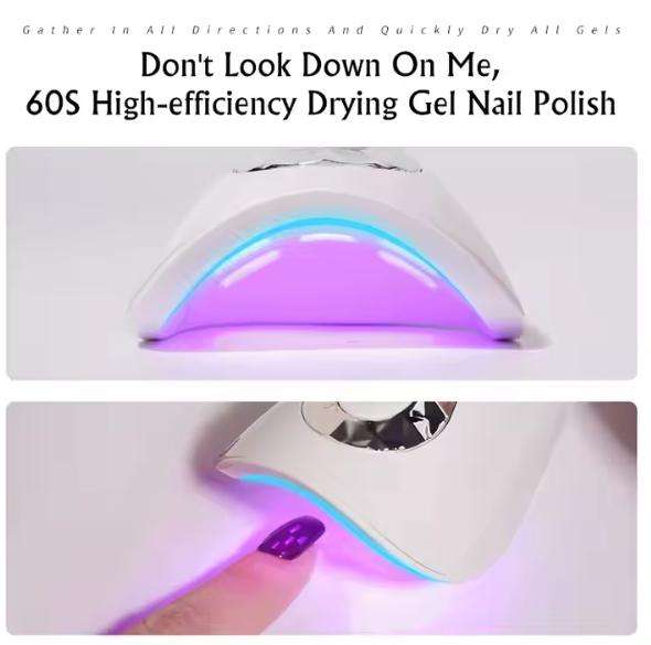 Handheld Portable Rechargeable Nail Art Lamp UV LED Nail Lamp, Multi-function Uv Gel Dryer