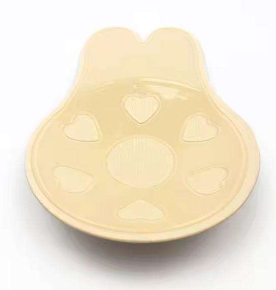 Reusable Rabbit Ear Silicone Bust Nipple Cover Pasties Stickers Invisible Push-up Bra Breast Lift