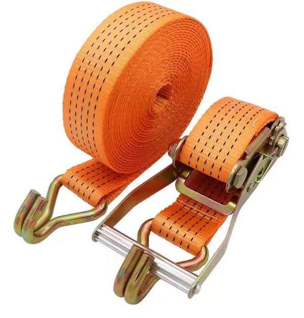 High Quality Polyester Cargo Lashing Strap With Ratchet Strap Cargo