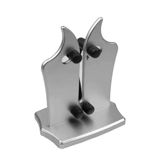 Manual Knife Sharpener in Color Box Anti-Slip Base Stainless Steel Sharpener