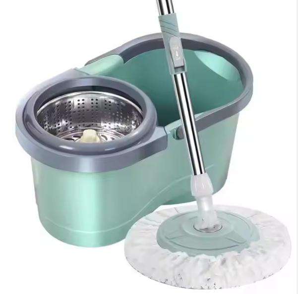 Mop Bucket Set Magic Mop Wringer Bucket Household Cleaning 36o Rotating and Spinning Mop and Bucket