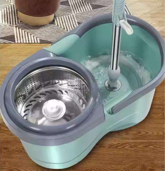 Mop Bucket Set Magic Mop Wringer Bucket Household Cleaning 36o Rotating and Spinning Mop and Bucket