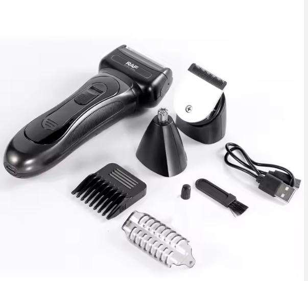 RAF Multifunctional Waterproof Rechargeable 3 in 1 USB Charge Floating Fit 3W Men Shaver
