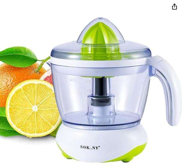 SOKANY Citrus Juicer Extractor, Compact Juicer for Healthy Juice, Oranges, Lemons, Limes, Grapefruit
